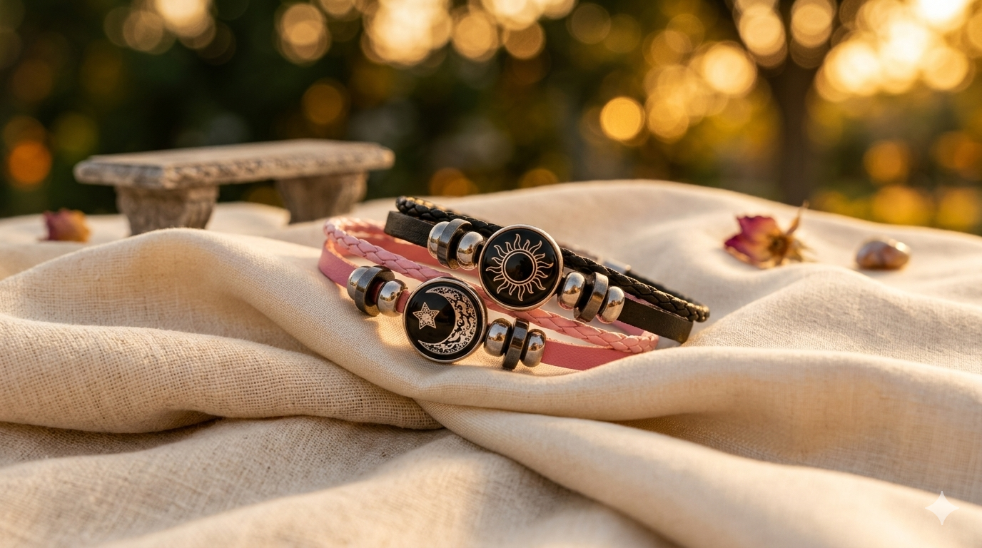 sun & moon couple bracelets